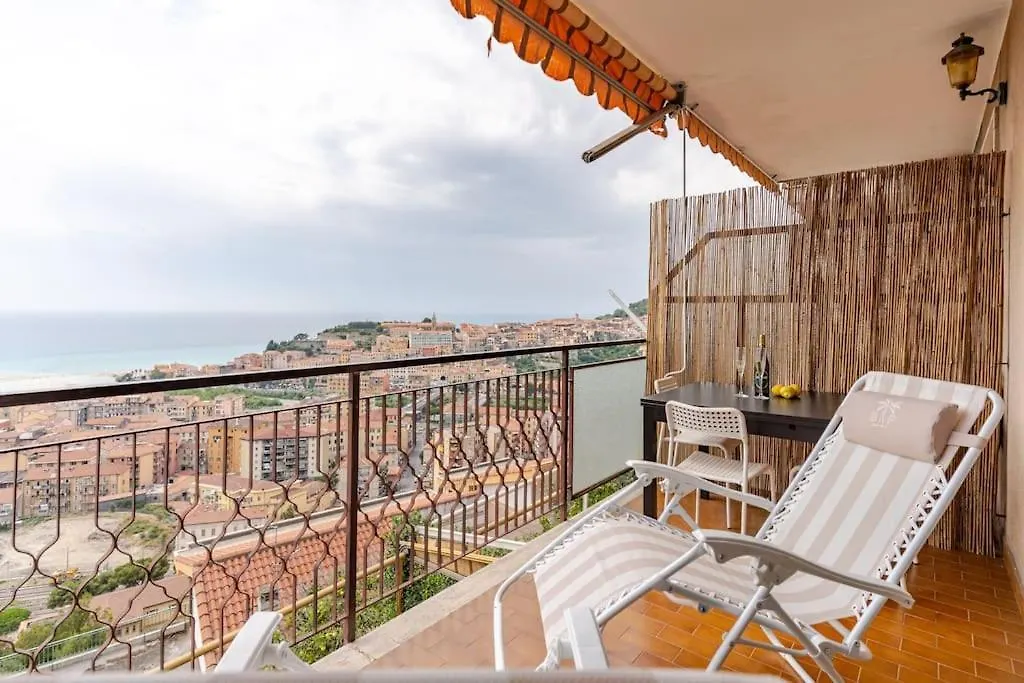 Thekeystudio, La Casa Del Mare Azzurro With Seaview 文蒂米利亚
